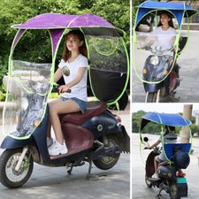 UK Universal Car Motor Scooter Umbrella Mobility Sun Shade Rain Cover Waterproof