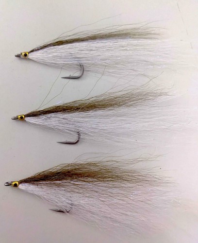 Olivewhite bucktail deceiver - bucktail,
