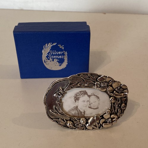 Silver scenes mini photo frame - scenes,