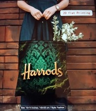 Harrods Fashion Print Tote Bag