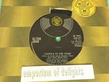 ELTON JOHN - Candle In The Wind + Bennie And The Jets 7 inch vinyl Ex