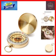 Durable Brass Pocket Compass