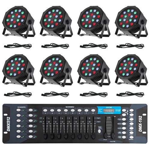Led par lights - 8, pack