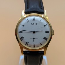 Vintage Oris mens manual gold