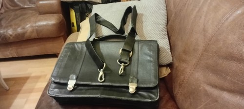 Vintage leather satchel - vintage,