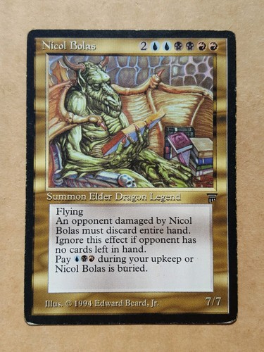 Nicol bolas legends mtg - bolas,