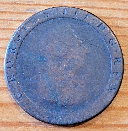 1797 george iii cartwheel - 1797, 'cartwheel'