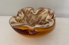 Vintage Murano gold fleck
