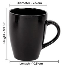 6 GOOD SIZE CERAMIC COFFEE