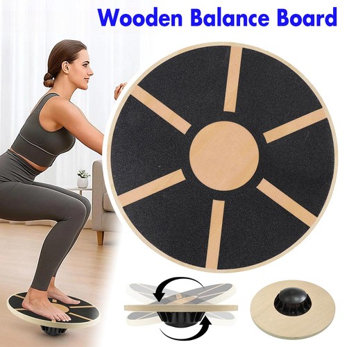 Wooden non slip wobble - non-slip, board