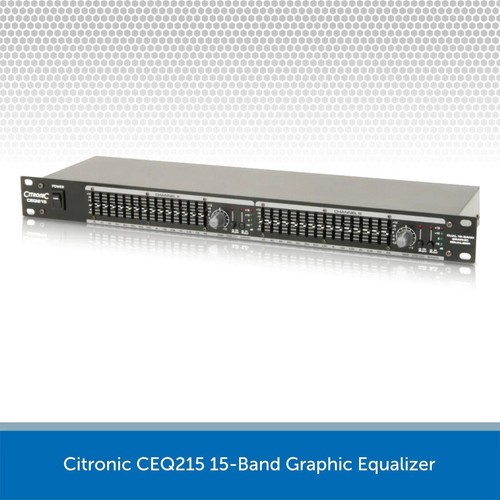 Citronic ceq215 dual - dual, 15-band