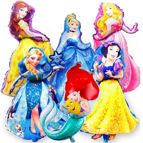 6pcs set princess - princess, foil