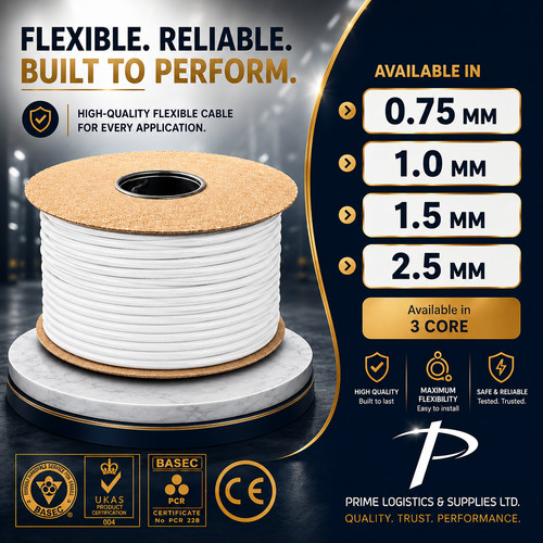 White core flex 75mm - white,