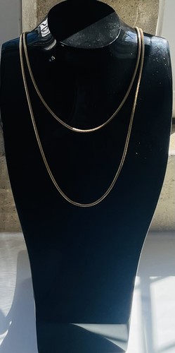9ct gold chain necklace 30cm - chain,