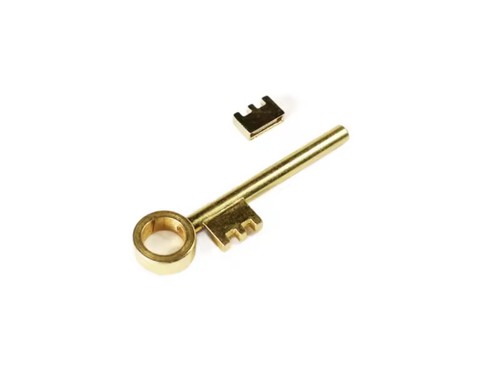 Mystery golden key - key, skeleton