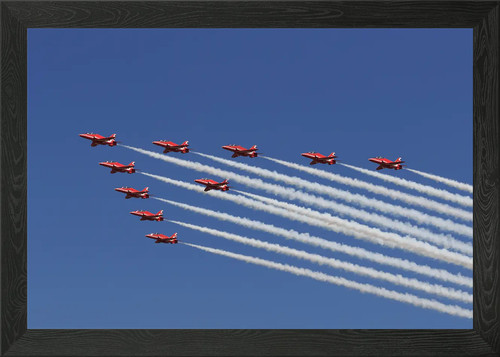 Raf red arrows framed wall - framed, art
