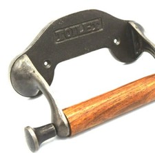 Iron and Wood Toilet Roll