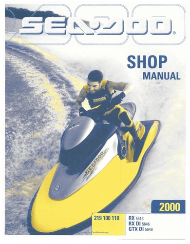 Sea doo service - manual, 2000