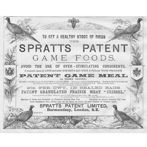 Spratt patent game foods - patent,