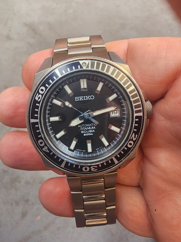 Seiko titanium air diver - seiko,