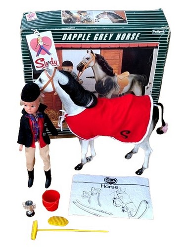 Sindy dolls dapple grey - dolls,