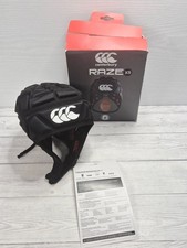 Canterbury Xsmall Kids Teens Rugby Unisex Raze Protective Headguard (Black)