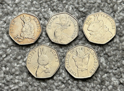Beatrix potter 50p fifty - potter,