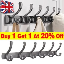 12 Hooks Aluminum Coat Clothes