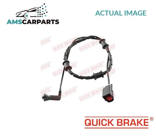 Brake pad wear sensor - sensor, warning