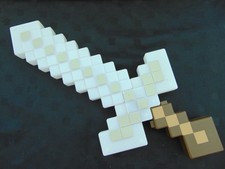2017 Mattel Minecraft Lights and Sounds Sword - Cosplay - Working