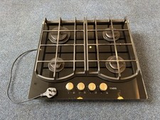 AEG Gas On Glass Hob HG69434ONB Black 