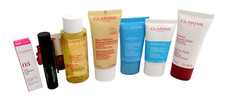 Clarins Skin Care Travel Set 7 Assorted Items for Face Lips & Eyes New* F1