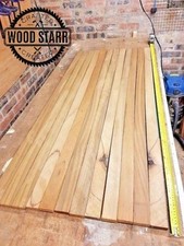 IROKO BOAT DECK HARDWOOD SLATS - 15mm MULTIPLE LENGTHS (AFRICAN  TEAK )