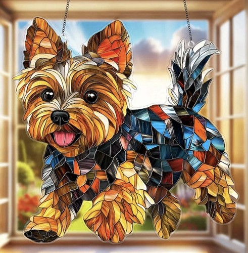 Abstract yorkshire terrier dog - abstract,