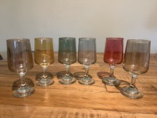Vintage Harlequin stemmed