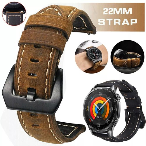 Classic leather band strap - leather, for