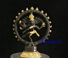 Shiva nataraja figurine - shiva, brass