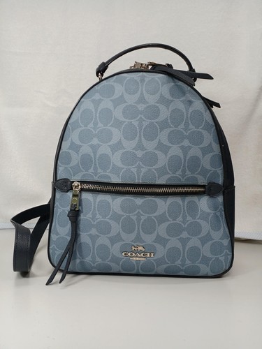 Coach backpack blue leather - blue,