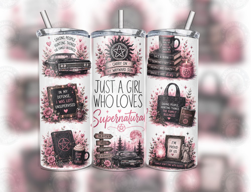 Just girl love supernatural - a,