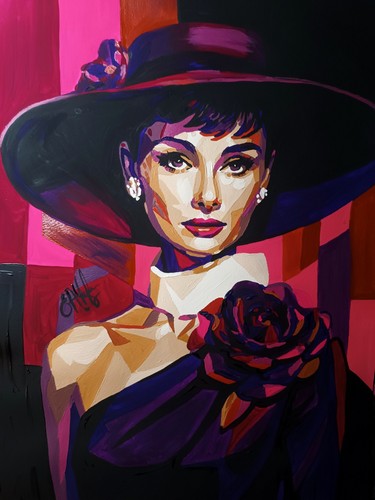 Portrait audrey hepburn - of,