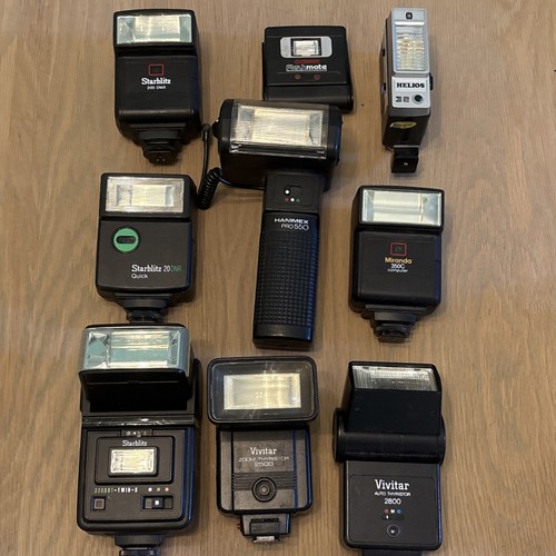 Vintage camera flash - camera, job