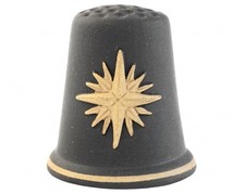 Wedgwood Black Basalt and Gold