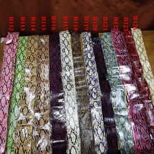 1x Leather Python Snake Skin