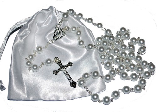 First holy communion rosary - communion,