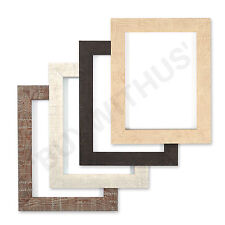 Shabby Chic Rustic/ Wood Grain Picture frame photo frame  Black white Walnut 