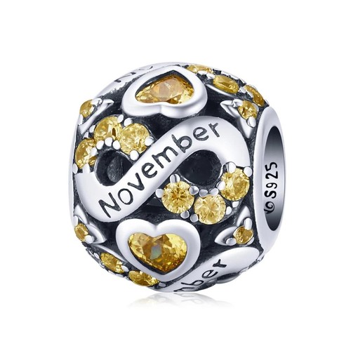November birthstone infinity