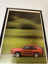 Framed Original 1985 Audi