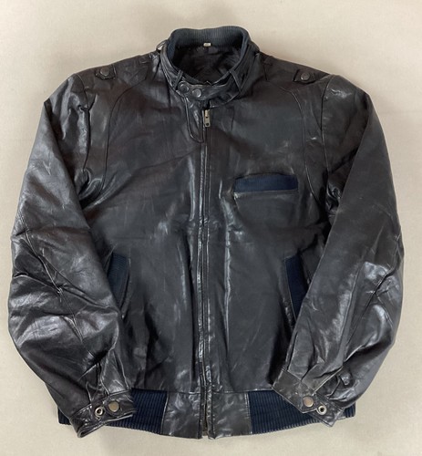 Vintage leather biker - vintage,