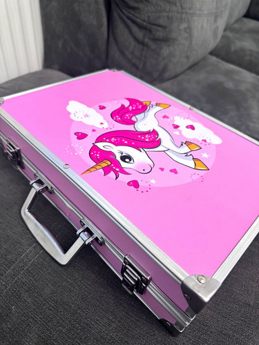 Unicorn art set aluminium - art,