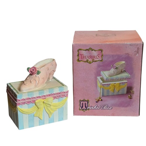Vintage shoe trinket - trinket, box